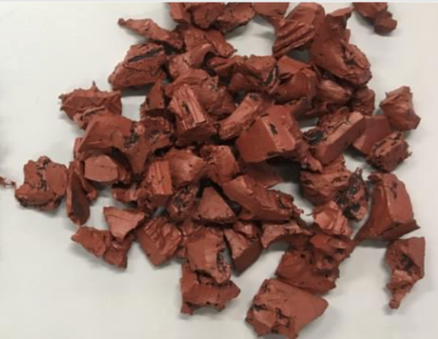 405 Rubber Mulch chunk nuggets cut from semi-truck tires